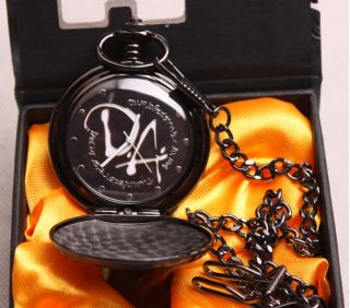 Cool Harry Potter Magic Cosplay Black Metal Pocket Watch New in Box