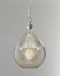 Mercury Glass Pendant Light   