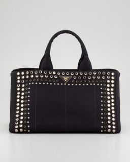 Studded Canvas Gardeners Tote Bag