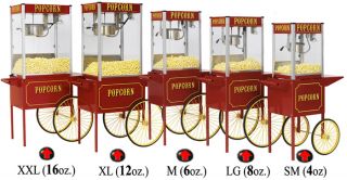 Commercial Popcorn Machine Maker 8 oz Kettle Popper Movie Theater