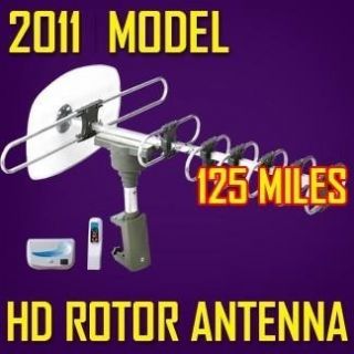 DTV Amplified Antenna Outdoor HDTV HD Rotor TV VHF UHF