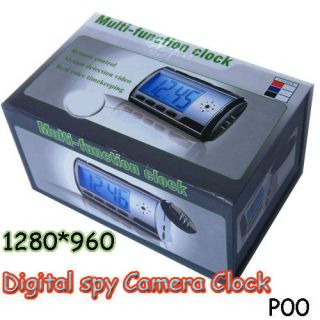 Spy Clock Security Hidden DVR Camera Motion Detector US