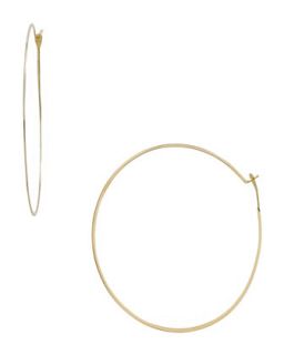Brass Hoop Earrings    Brass Loop Earrings