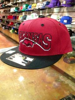  NCAA Arkansas Razorbacks hogs game day SnapBack Flatbill Cap Hat