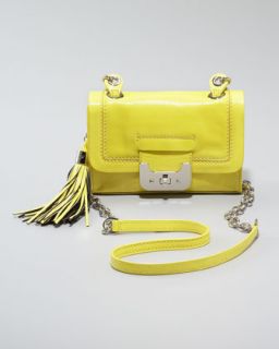 Diane von Furstenberg Mini Harper Bag, Neon Yellow   