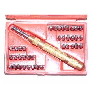  Jewelry 4mm Alphabet and Number Stamp Set Hammers Copper Supplies Gift