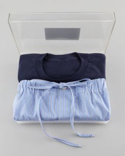 N1TN0  Gift Boxed Pajama Set, Navy