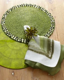 Kim Seybert Green Table Accessories   