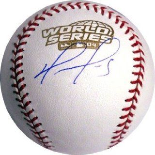 David Ortiz Signed 2007 World Series Baseball Sports