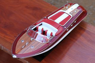 High Quality Wooden Speed Boat Model 26 Designed for RC