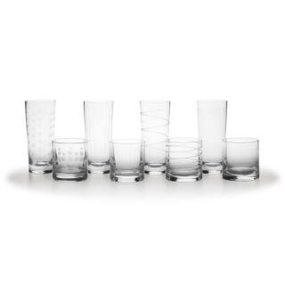 Mikasa Cheers Highball & Double Old Fashioned Glasses, Set of 8