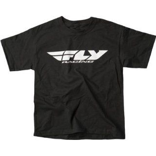 FLY CORPORATE TEE BLK YL, FLY Part Number 352 0240YL WPS, Stock photo
