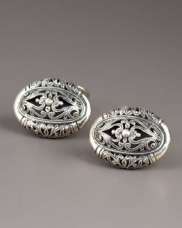 N15LP Konstantino Oval Filigree Cuff Links