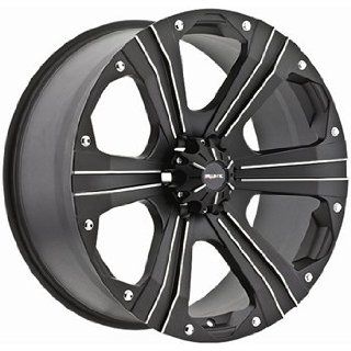 Ballistic Outlaw 20x9 Black Wheel / Rim 6x5.5 with a 15mm Offset and a
