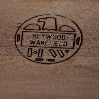 Vintage Heywood Wakefield M141 Kohinoor Dresser with M149 Deck Top