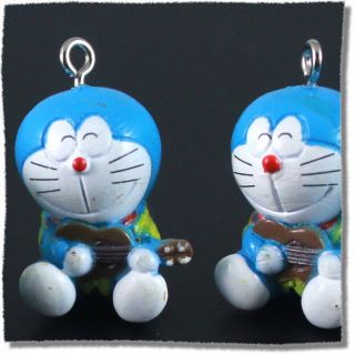 Wholesale 40x Plastic Doraemon Hawaiian Guitar Charm