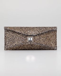 Kara Ross Prunella Diamond Glitter Clutch Bag   