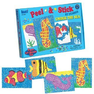   Lauri Toys Peel and Stick by Number Under the Sea Toys & Games