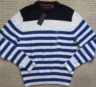 Tommy Hilfiger Multi Striped Premium Sweater Mens $98