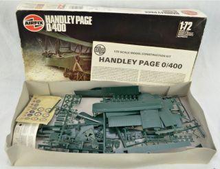 Airfix Handley Page 0 400 Series 6 1 72 Scale Plastic Airplane Model
