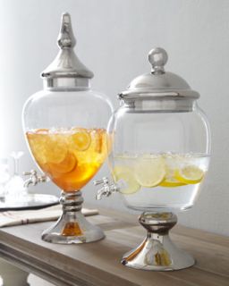 Stacked Optic Glass Beverage Server   