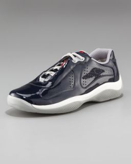 Prada Bicolor Patent Sport Sneaker   