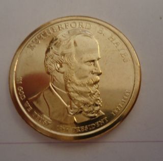 2011 D Rutherford B Hayes Uncirculated Presidential Dollar