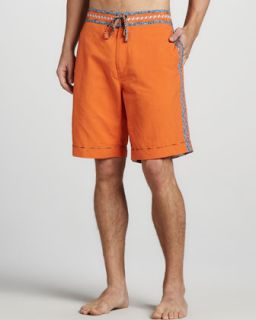 N21T2 Robert Graham Queequeg Boardshorts, Orange