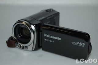 panasonic hdc sd40 camcorder black full hd 1080p product condition