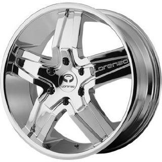 Lorenzo WL030 22x9 Chrome Wheel / Rim 6x5.5 with a 38mm Offset and a