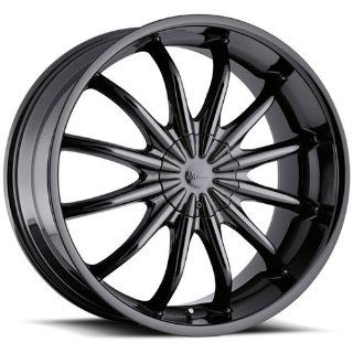 Milanni Baron 20 Black Chrome Wheel / Rim 5x112 & 5x4.5 with a 20mm
