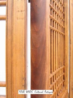 Panel Chinese Antique High Gate Screen Room Divider