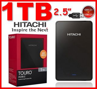 Hitachi Touro 1TB 2 5 Portable Hard Disk Drive New External HDD 1 TB