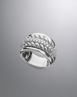 David Yurman Thoroughbred Sculpted Cable Ring   