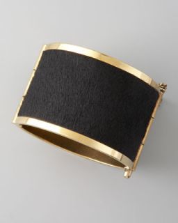 McQ Alexander McQueen Large Razor Blade Bracelet, Black   Neiman