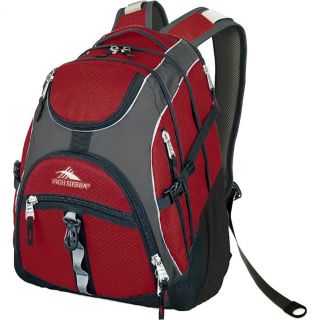 High Sierra Access Backpack   Carmine/Charcoal/Black 5462 906