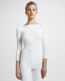 Boat Neckline Sweater  