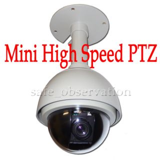 High Speed Pan Tilt Zoom CCTV Surveillance PTZ Camera