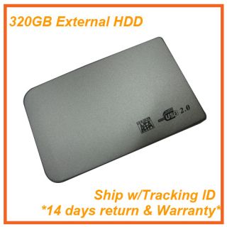 External Hard Drive Disk HDD for PC Mac 320 GB 2 5 Inch