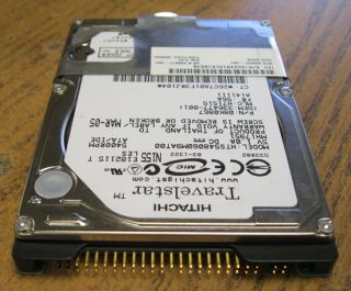 HP Hitachi 60GB 2 5 IDE Laptop Hard Drive HTS548060M9AT00 345631 001