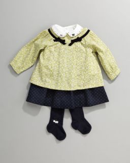 Tartine et Chocolat Chemisett Cardigan, Cassipee Dress, Citron