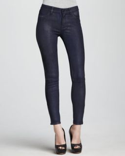 Brand Jeans S8001 Navy Super Skinny Suede Pants   