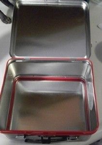 Detroit Red Wings Hockey NHL Metal Lunch Box Autograph