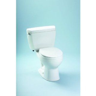 Toto Two Piece Round Toilet CST743SD TTL, Cotton Home