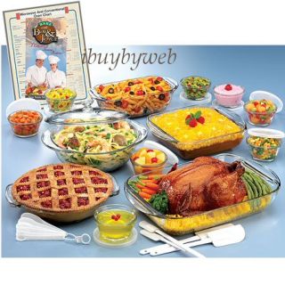 anchor hocking 34 piece glass ovenware set 2134 new product features