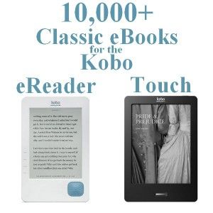 10 000 Kobo Reader Touch Epub eBooks 