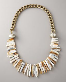 Nest Chunky Agate Necklace, 32L   