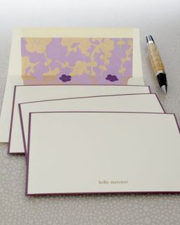 eight violet cards envelopes $ 40
