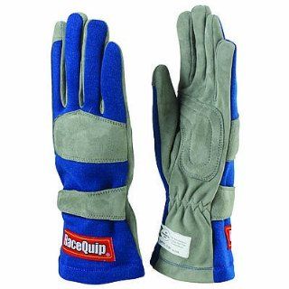 RACEQUIP/SAFEQUIP 351023 Gloves Single Layer Medium Blue SFI  