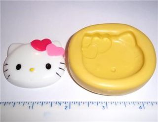 Hello Kitty Cat Flexible Push Mold for Resin or Clay Food Safe